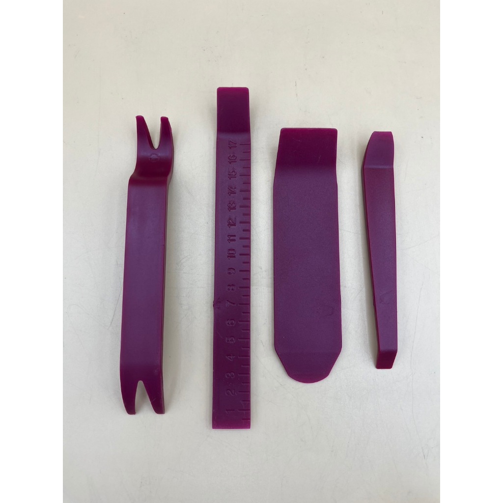 เครื่องมือ ถอดคอนโซลรถ ชุดอุปกรณ์งัดแงะ ในบริเวณที่แกะยาก พลาสติกABS ยืดหยุ่น หนาอย่างดี ชุด 4ชิ้น - รูปที่ 7