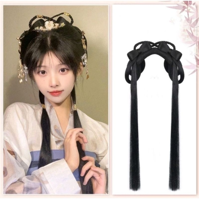 พร้อมส่งในไทย🇹🇭 ที่คาดผมจีนโบราณ ที่คาดผมตรุษจีน สไตล์ฮั่นฟู่ - รูปที่ 7