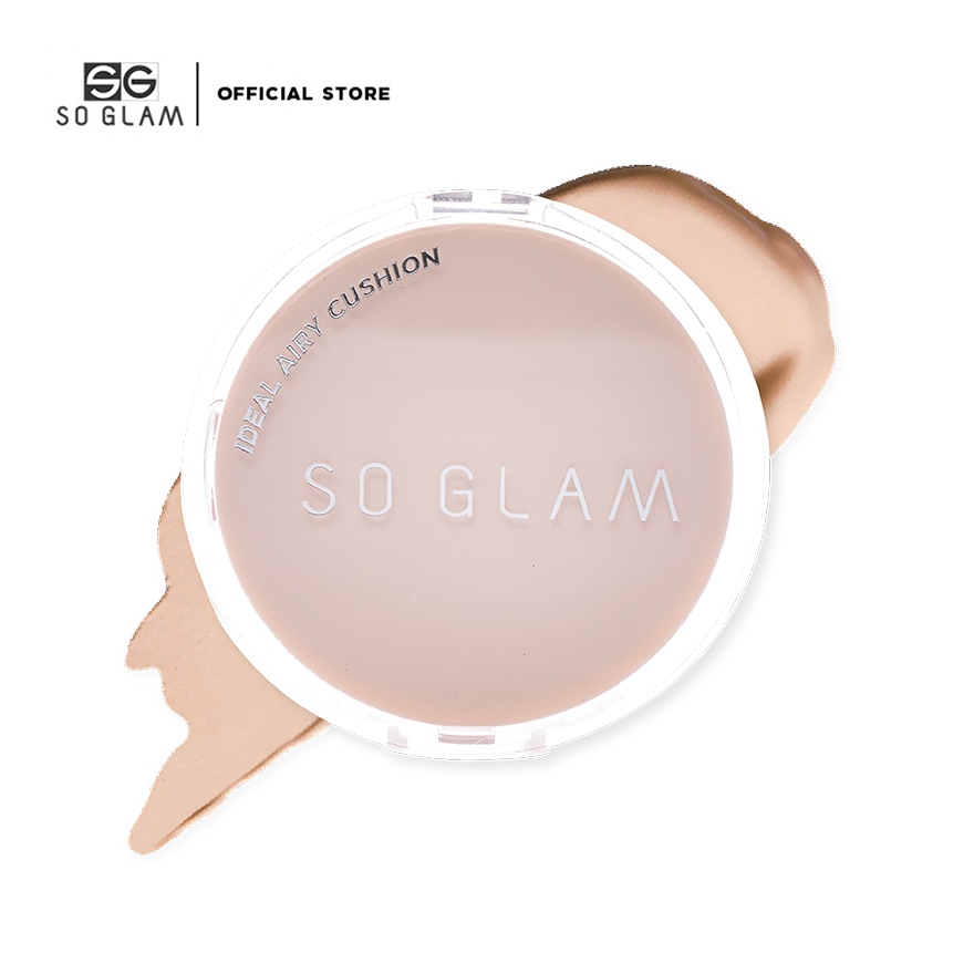 SO GLAM IDEAL AIRY CUSHION 101 LIGHT CREAM โซ แกลม ไอเดียล แอรี่ คุชชั่น 101