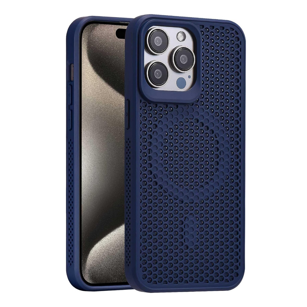 PhonePlus เคสไอโฟน เคสระบายอากาศ iPhone 15 / 15 Pro / 15 Pro Max เคสแม่เหล็ก Magnetic Charge case iphone 15promax7