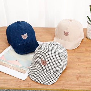 (Cap02) หมวกแก๊ปเด็ก รูปหมี ใส่ได้ทั้งหญิงและชาย ขนาด40-48cm. เด็กอายุ 4-24 เดือนใส่ได้