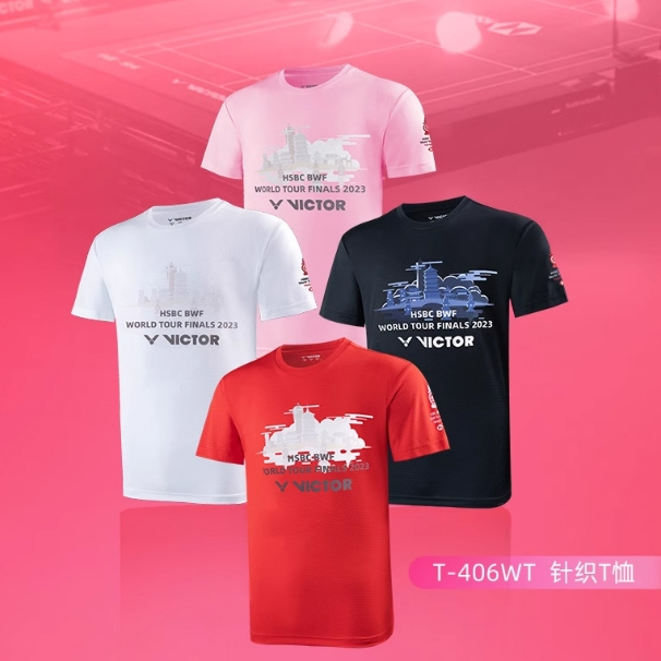 VICTOR เสื้อกีฬาแบดมินตัน รุ่น T-406WT (World Tour Finals)
