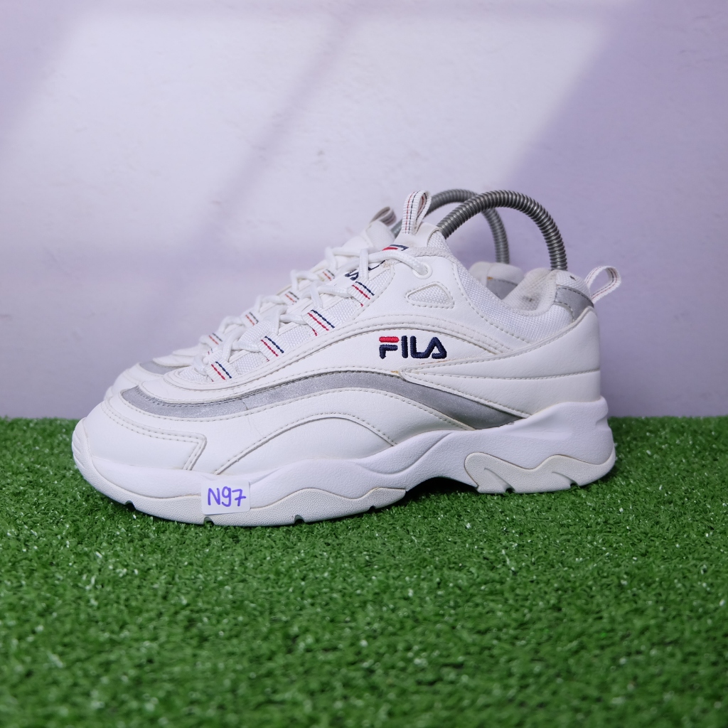 (38/24 cm) Fila Disrubtor Unisex ฟีล่าเรย์ มือ2ของแท้💯 รองเท้าผ้าใบเกาหลีผู้หญิง