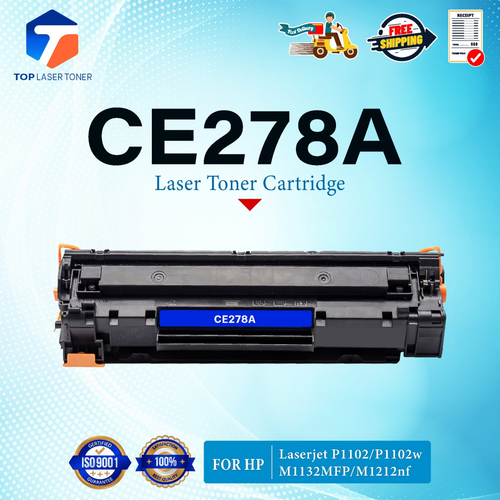 หมึกเทียบเท่า CE278A CE-278A 278A 78A 278 LASER TONER FOR HP LaserJet P1566 P1606 P1600 P1005 P1006
