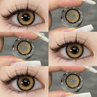 (COD)-Eyeshare Bubble Grey/Blue/Brown คอนแทคเลนส์ คอนแทคเลนส์สีตาขนาดใหญ่14.5 มม. คู่หนึ่งใช้ได้นานหนึ่งปีพร้อมจัดส่งฟรี