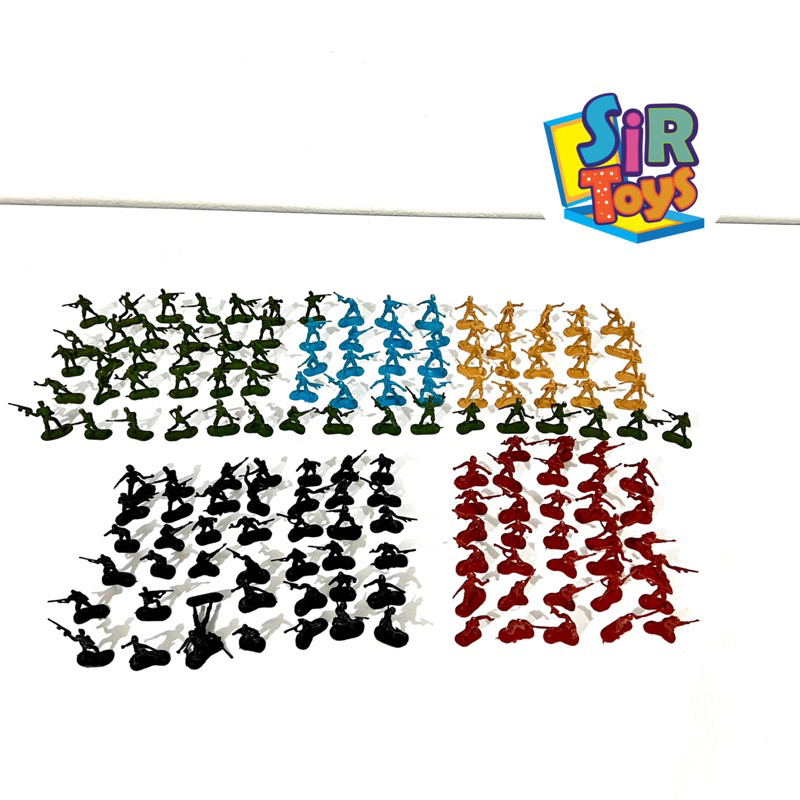 ทหารจิ๋ว หลากสี 150 ตัว armor action ของเล่นทหารราคาถูก - รูปที่ 6