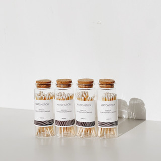 ไม้ขีดก้านยาวสำหรับจุดเทียนหอม ยาว 10 ซม. 60 ก้าน แบรนด์ NEF…