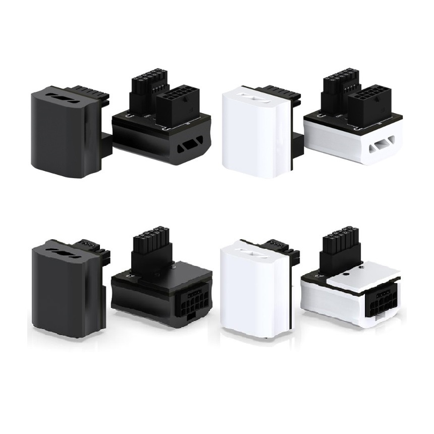 ตัวแปลง pin การ์ดจอ PCI-E 5.0 ATX 3.0 16Pin 12+4pin 12vhpwr Turning Adapter 180c 90c [ประกัน 1ปี]