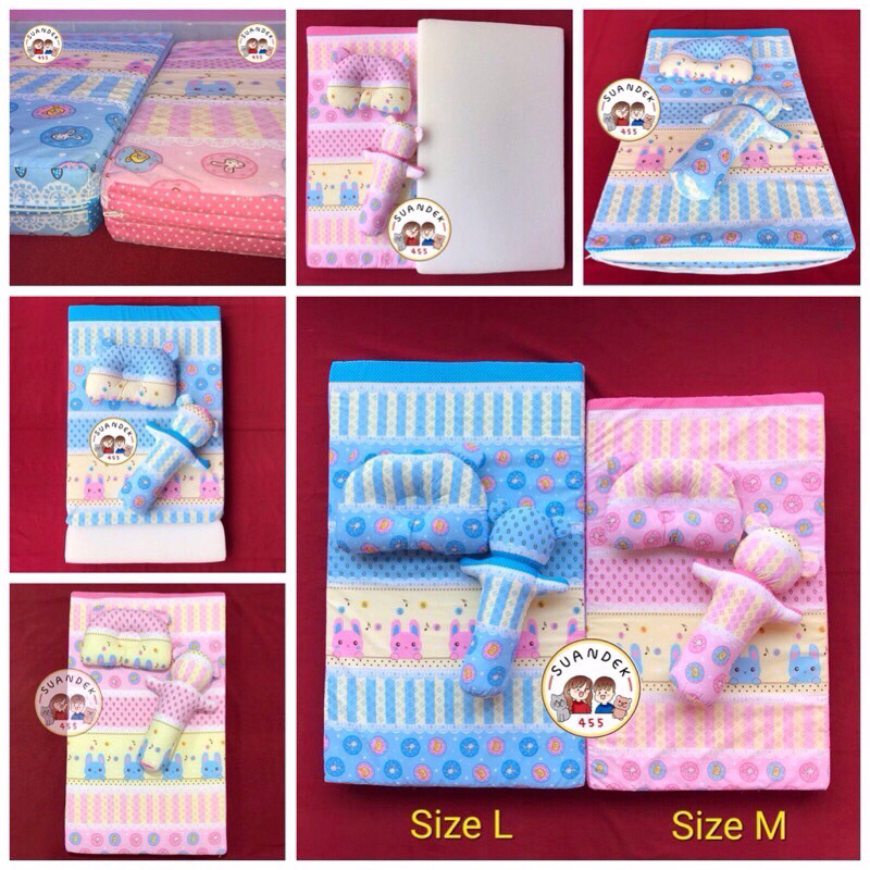 ที่นอนเด็กอ่อนแรกเกิด size L กว้าง22x36หนา2.5นิ้ว