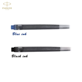 Parker หมึกหลอด สำหรับปากกาหมึกซึม ไส้ปากกาคอแร้ง แพ็ค 5 ชิ้น Parker Quink refill pack 5 CT Blue, Black