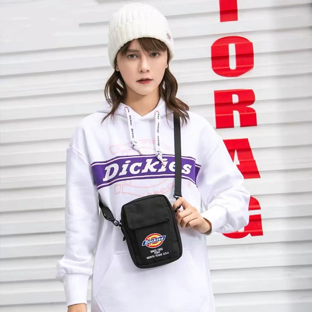 กระเป๋าสะพายสไตล์ใหม่ Dickies แฟชั่นกระเป๋าสะพายสำหรับผู้ชายและผู้หญิง