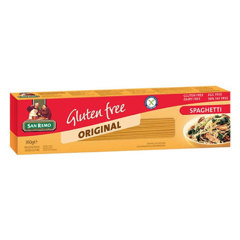 San remo gluten free spaghetti 250g. original สป่เก็ตตี้เส้นกลูเต้นฟรี ออริจินัล นำเข้าจากอิตาลี 🇮🇹
