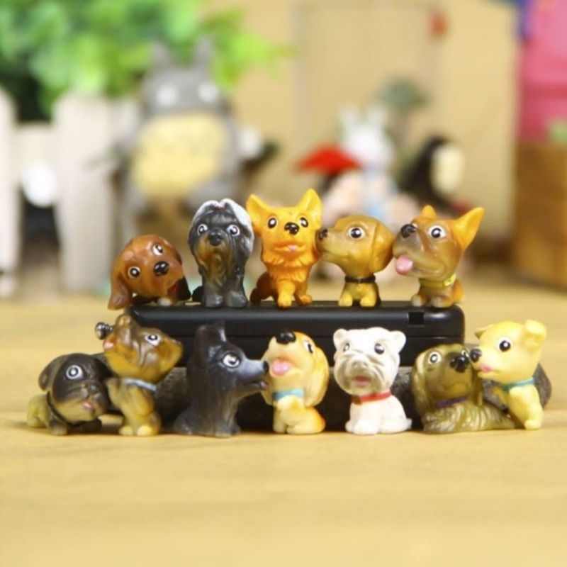 หมา ตุ๊กตาแต่งสวนจิ๋ว สวนถาด ขนาดเล็ก