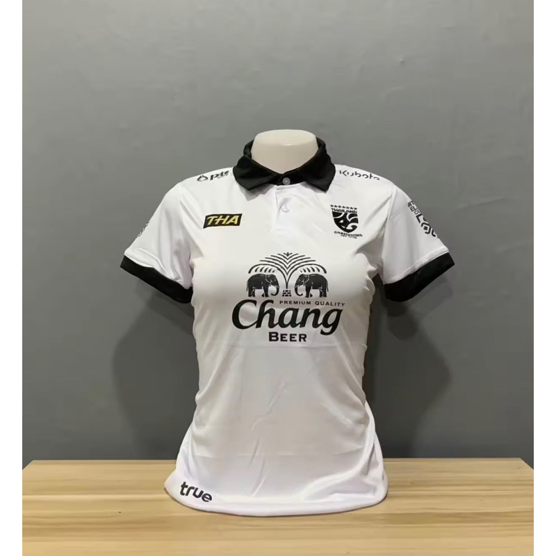 เสื้อกีฬาผู้หญิงคอปก ทรงเข้ารูป ขนาดฟรีไซส์ ใส่ได้ตั้งเเต่อก32-38 ราคาถูก Shopee Lazada