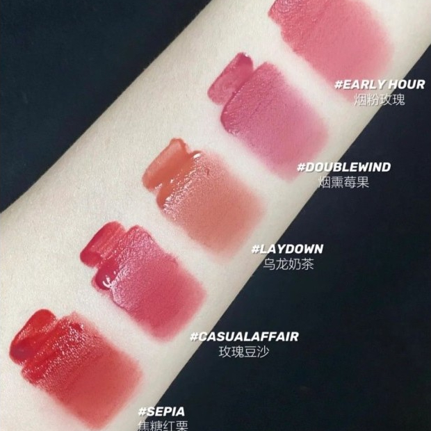 พร้อมส่ง 3ce mini lip tint 1.3 ml (Hazy clay,Blur water,Velvet,Cloud) - รูปที่ 5