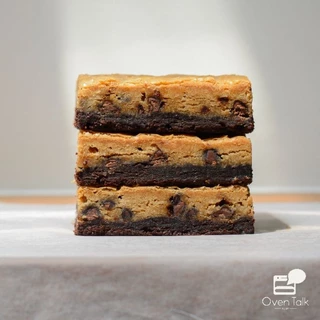 Oven Talk - Chocolate Chip Brookie ขนาด 3x3 นิ้ว