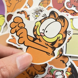 Anime Vintage classic Garfield การ์ฟิลด์ sticker สติกเกอร์กั…