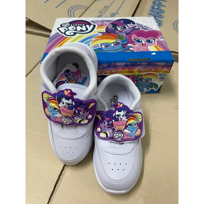 รองเท้าผ้าใบคอลเลคชั่นใหม่โพนี่มีไฟ(PN995)