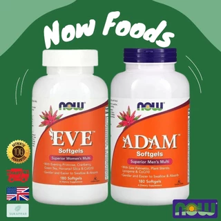 พร้อมส่ง NOW Foods ADAM Superior Men's Multi 90 / 180 Softgels EVE วิตามิน รวม อดัม อีฟ ซูพีเรีย