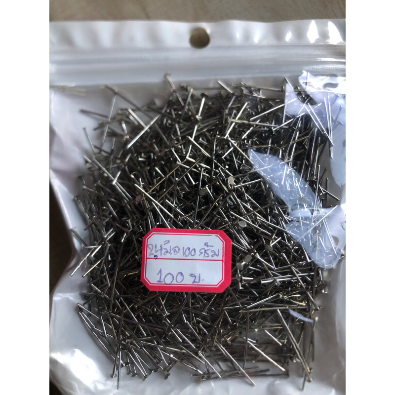 เฮดพินอายพินสกรูถุง100กรัมตัวเชื่อมเครื่องประดับDIY