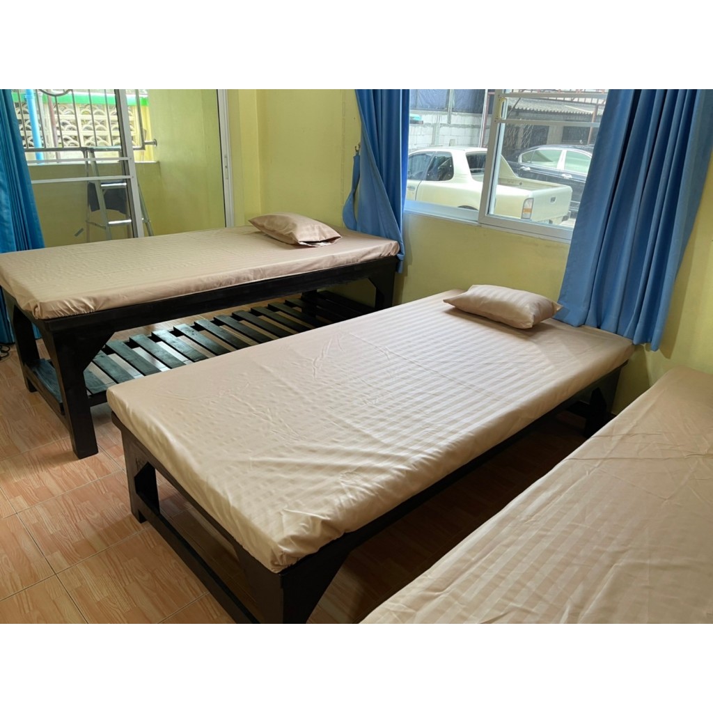 ผ้าปูเตียงนวดไทย ขนาด 105x200 cm  (3 ฟุตครึ่ง)   สำหรับร้านนวดไทย ผ้าเนื้อดี ไม่ขึ้นขน สีไม่ตก