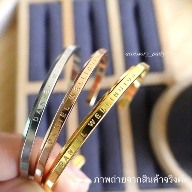 กำไลข้อมือสแตนเลส ไซต์เล็กใส่สวยมากค่ะ กำไลDdw01 งานเป๊ะค่ะ สวยหรูมินิมอลมากค่ะ