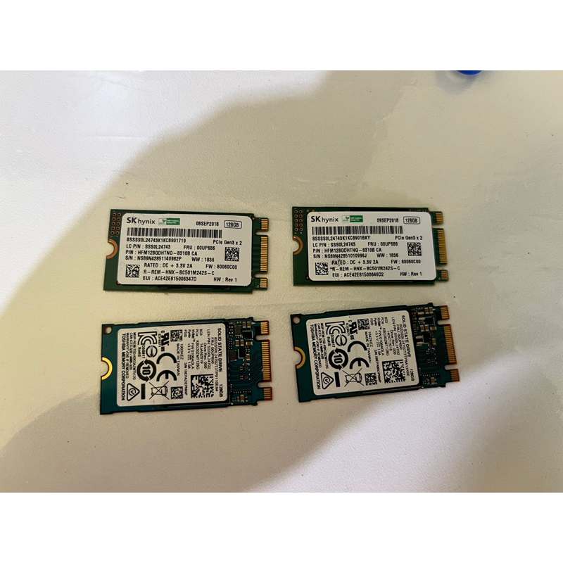 M.2 128GB SSD PCIe Gen3x4 NVMe SK nynix  2242 มือสอง ถอดจากเครื่อง AIO