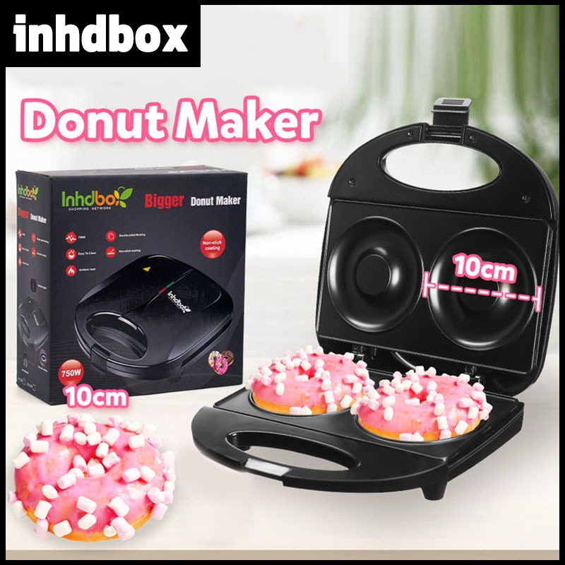 💛พร้อมส่ง💛 INHDBOX 10CM เครื่องทําโดนัท เครื่องโดนัท เครื่องทําโดนัทจิ๋ว Donut Maker รับประกัน 1ป