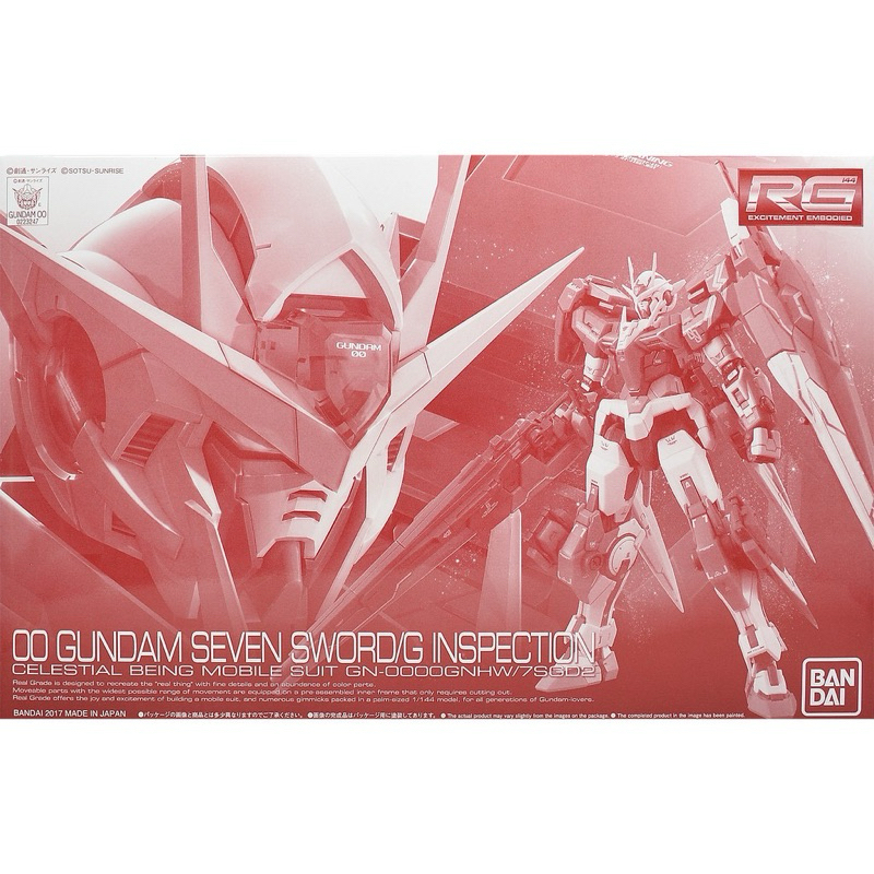 RG P BANDAI Gundam OO Seven Sword/G Inspection