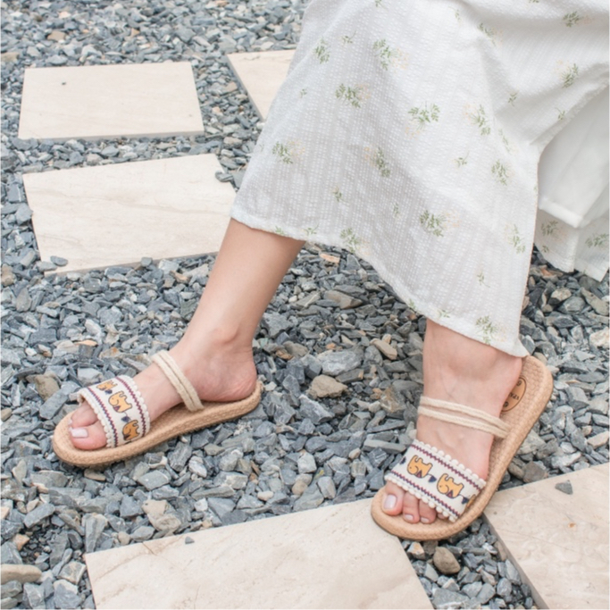 Vpada_sandals_VP-R09 Rope Collection รองเท้าแตะชายหาดแบน รองเท้าแตะแฟชั่น