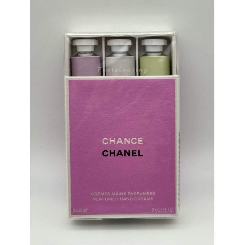 Chanel Chance Perfumed Hand Cream 3x20ml ผลิต 09/66
