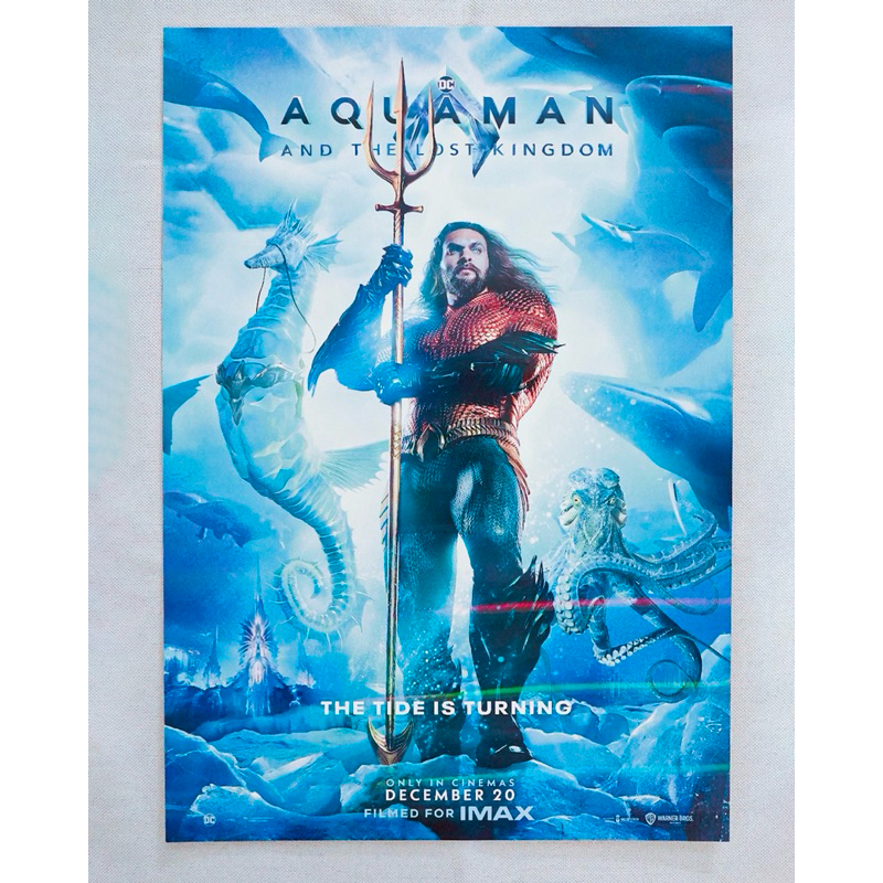 โปสเตอร์ของแท้ “AQUAMAN 2” IMAX week 3 จาก Major Cineplex - Poster “AQUAMAN 2 : AND THE LOST KINGDOM