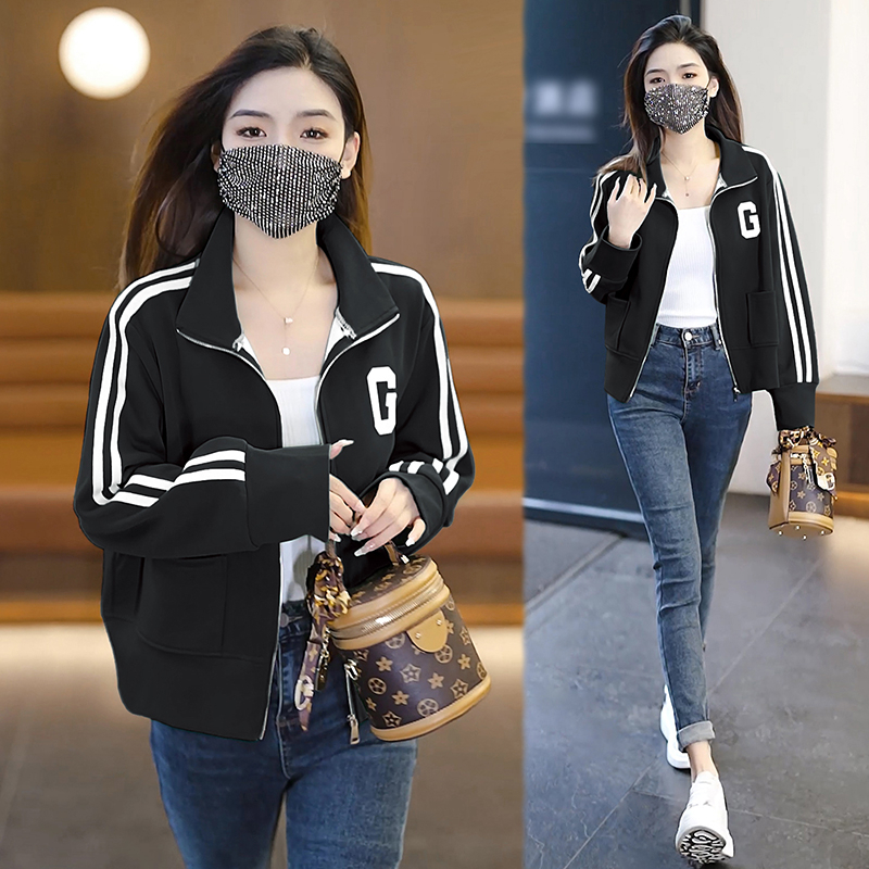 เสื้อแจ็คเก็ตผู้หญิงแขนยาวมีกระเป๋าและซิปผ้าฝ้ายใส่สบายผ้าดีมาก กันหนาวผู้หญิง เสื้อโค้ด แจ็คเก็ตกันหนาวกันลมผู้หญิง 4สี