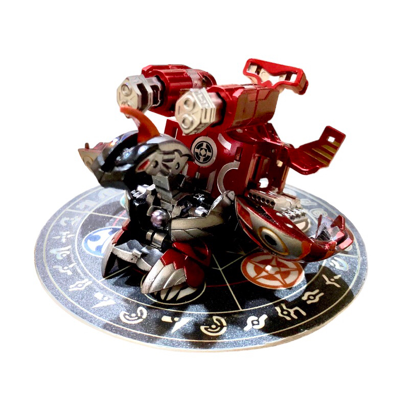 Bakugan Japanese Helios MK2 Twin Destructor Combat Set ( Metallic Silver Custom Painted ) #บาคุกัน