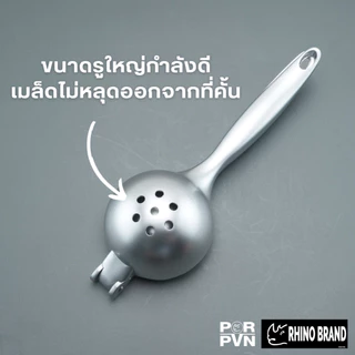 ที่บีบมะนาว Premium ไม่ขึ้นสนิม วัสดุ Zinc alloy ขั้นน้ำสุด มะนาวลูกเล็กก็ใช้ได้ by Rhino Brand 248