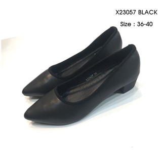 Prettycomfort รองเท้าคัทชู เพื่อสุขภาพ หญิง ใส่ทำงาน ส้นpuสู…