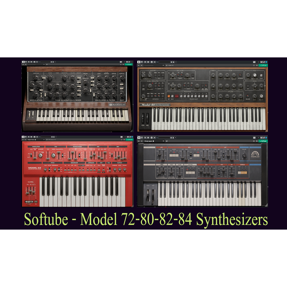 สุดยอดซินธิไซเซอร์ 4 รุ่น 72/80/82/84 Model Synth Collection Keygen ให้เสียงที่ความสมบูรณ์แบบ พร้อมว