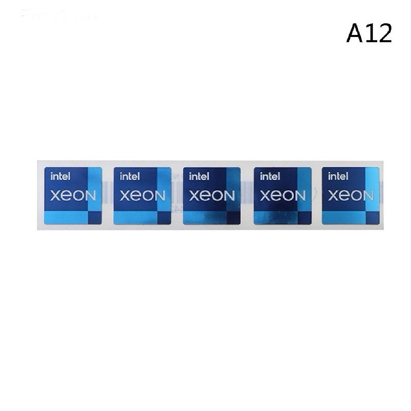 สติกเกอร์ฉลาก โลโก้ INTEL CORE  I3 I5 I7 I9 XEON GEN10สําหรับติดตกแต่งพีซี แล็ปท็อป สะท้อนแสง