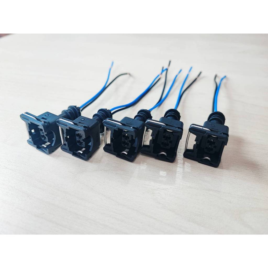 ปลั๊กหัวฉีด Chevrolet Optra/CNG/Ford แบบย้ำสายสำเร็จ พร้อมใช้ ปลั๊ก EV1 สำหรับหัวฉีดน้ำมัน ปลั๊กหัวฉีดแก๊สNGV รถยนต์