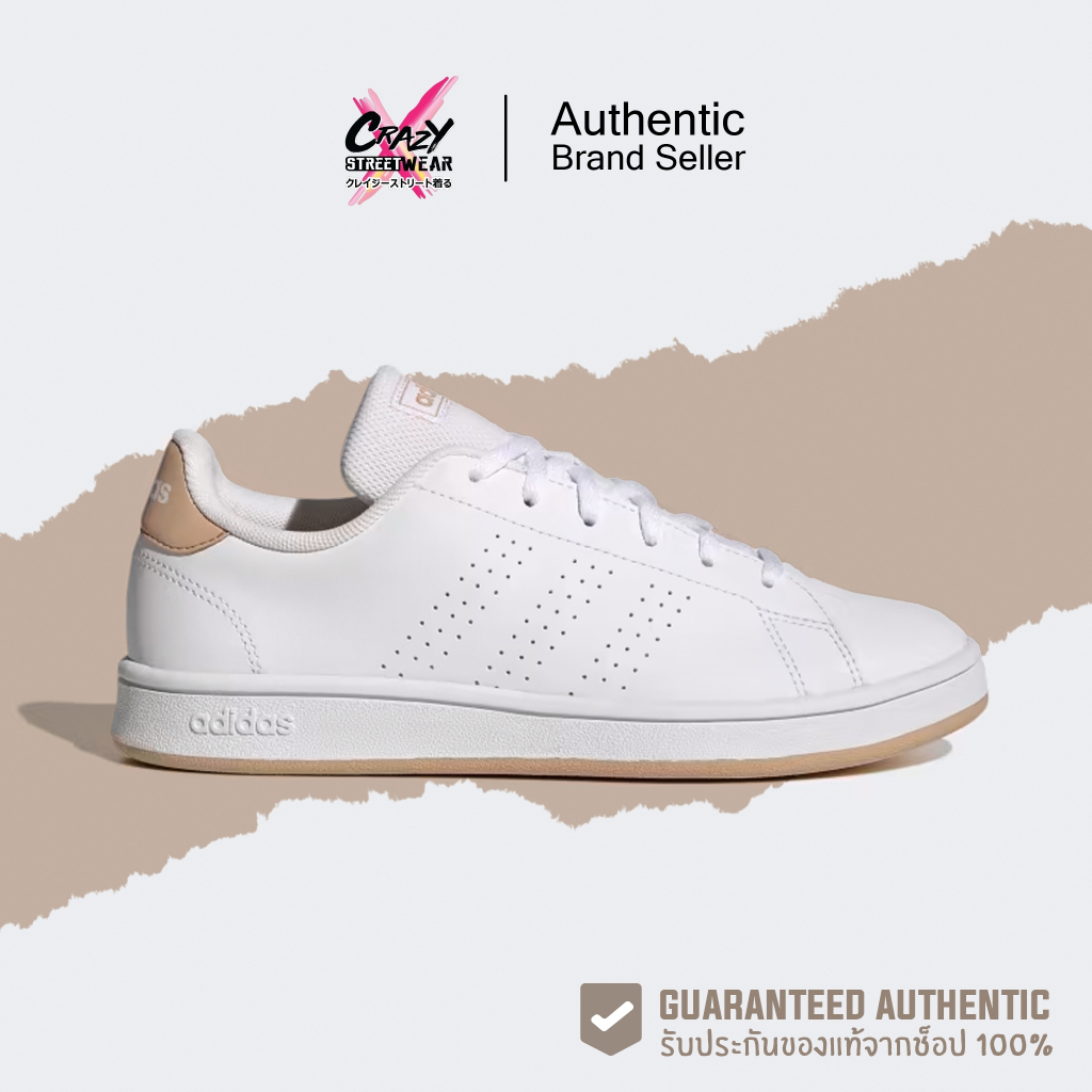 Adidas Advantage Base w (GW9290) สินค้าลิขสิทธิ์แท้ Adidas รองเท้าผู้หญิง รองเท้าลำลอง