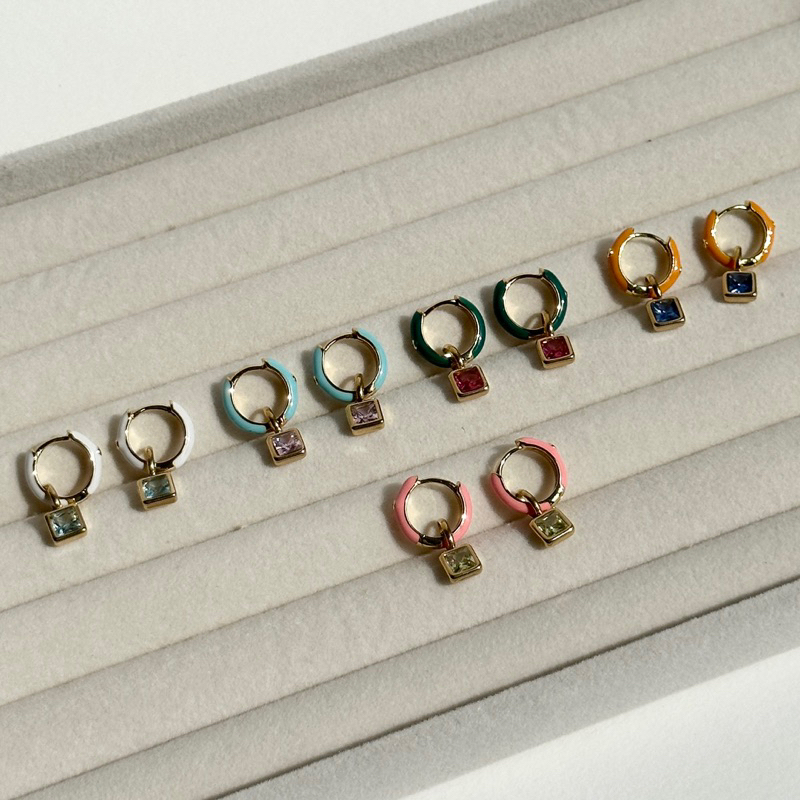 Imnigel Sprinkle hoop earrings