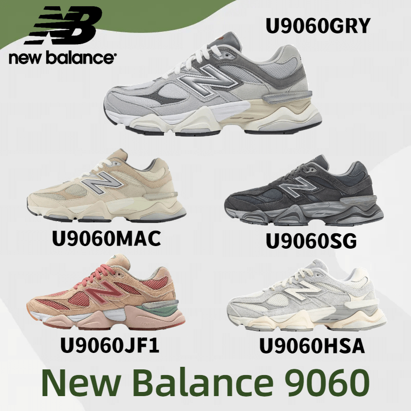 Sneakers New Balance 9060 U9060GRY U9060MAC U9060SG U9060JF1 U9060HSA ของแท้100%