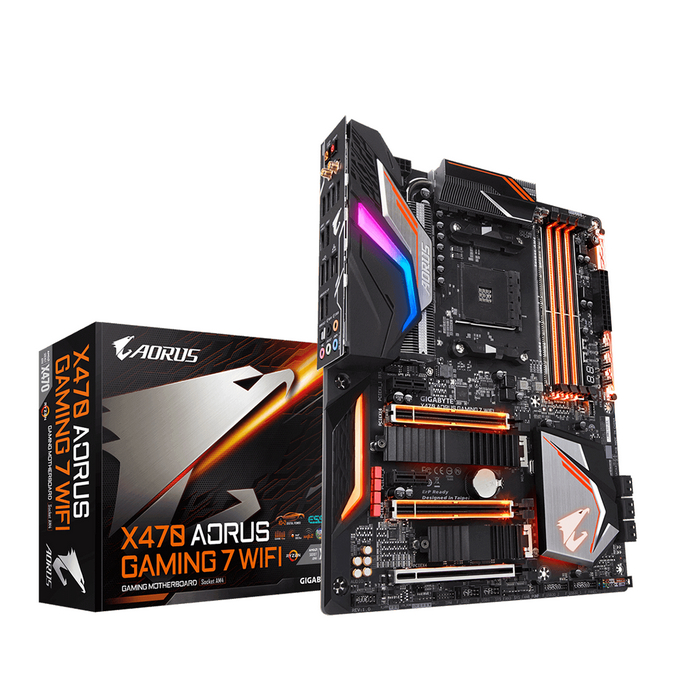 MAINBOARD (เมนบอร์ด) AM4 GIGABYTE X470 AORUS GAMING 7 WIFI