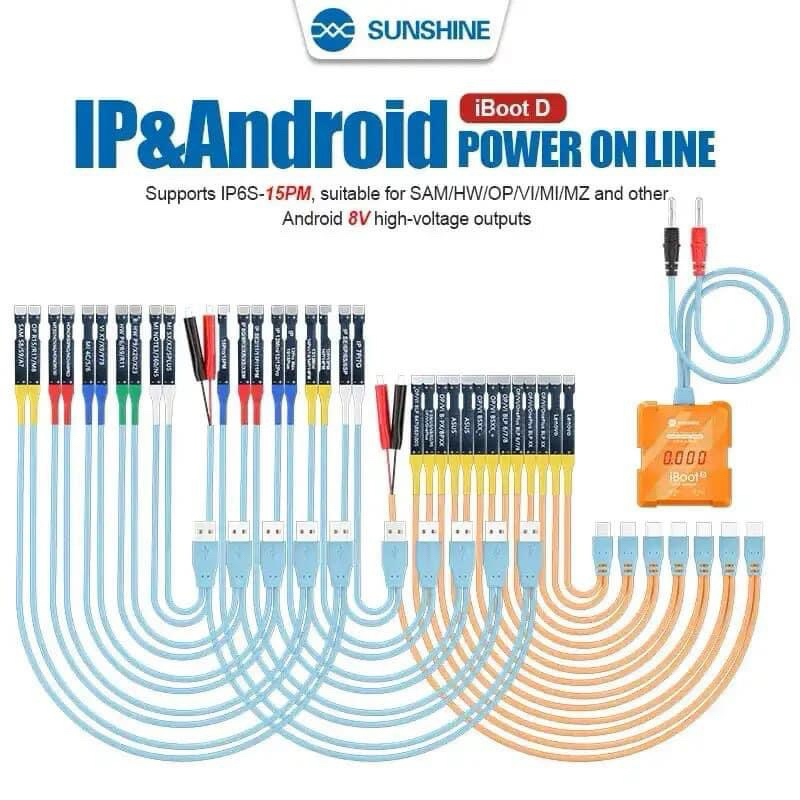 สายซัพพลาย SUNSHINE SS-908E SS-904C SS-905F SS-905E iBOOT A iBoot B iboot C iboot DIP5-15Promax Android