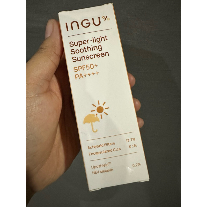 กันแดด INGU ซื้อมาแล้วไม่ได้ใช้