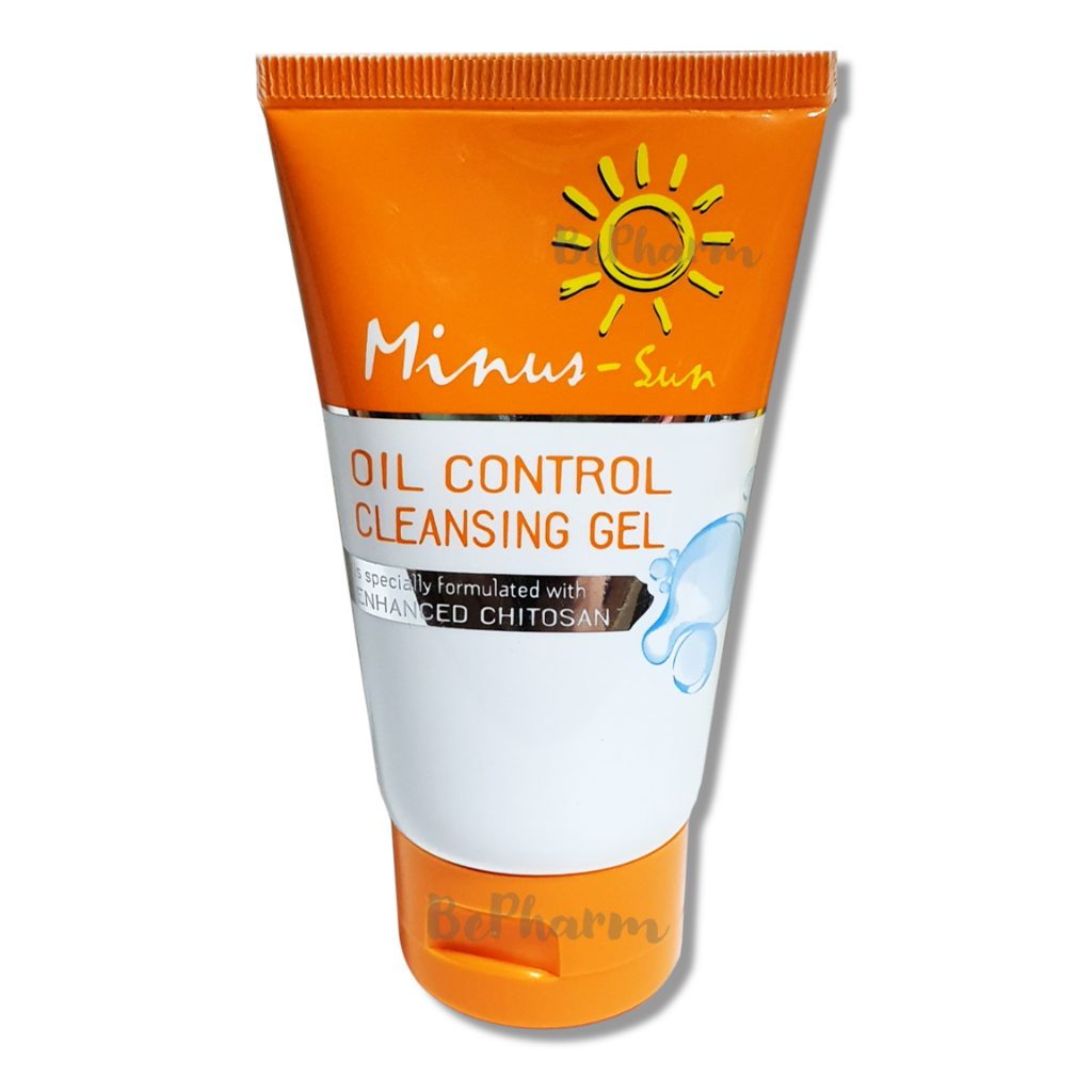 เจลล้างหน้า Minus Sun Oil Control Cleansing Gel 65 กรัม ลดความมัน minus-sun ไมนัสซัน ไมนัส ซัน Minussun