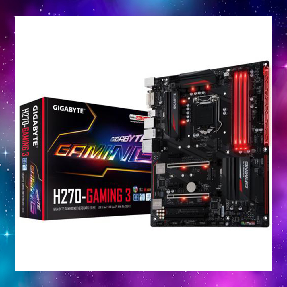 MAINBOARD (เมนบอร์ด) 1151 GIGABYTE GA-H270-Gaming 3 GEN6-7 ใช้งานปกติ