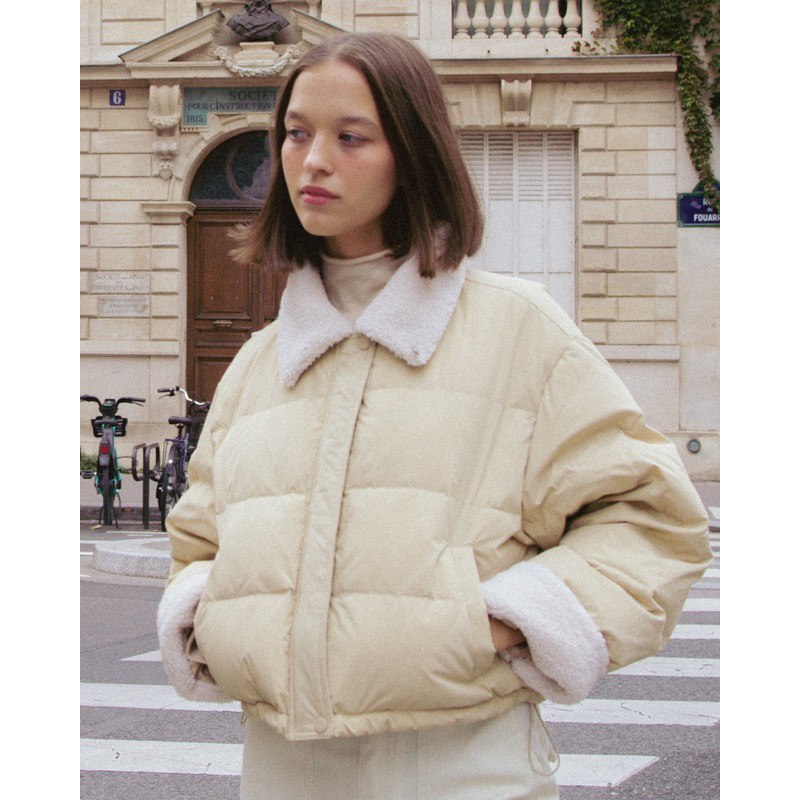 พร้อมส่ง SAC.BKK เสื้อกันหนาวขนเป็ด กันหนาวได้ถึงติดลบ รุ่น SEMI SHORT DOWN PUFFER JACKET