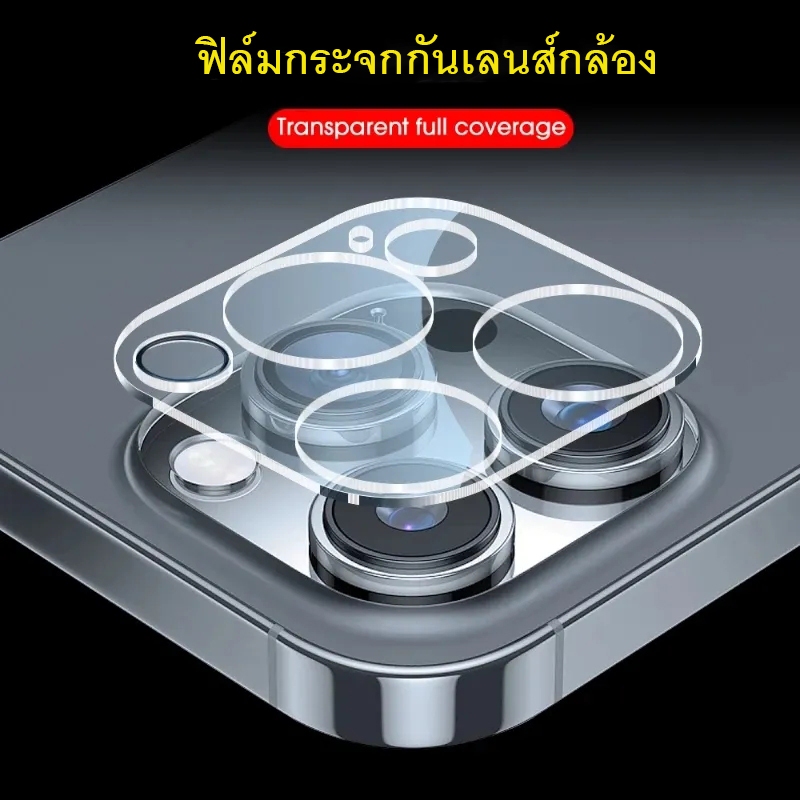 ฟิล์มกระจกกันเลนส์กล้อง iPhone 14/15/15 Pro/15 Pro Max /14 Plus/14 Pro/14 Pro Max