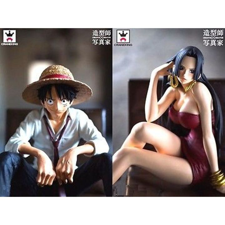 ฟิกเกอร์ งานแท้ญี่ปุ่น Luffy,Boa - Creator X Creator [ One Piece ]